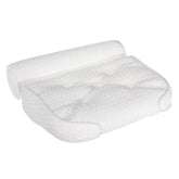 4D-Air-Mesh-Badewannenkissen mit 5 Saugnäpfen – verbessertes, atmungsaktives Nackenpolster für Komfort im Home-Spa